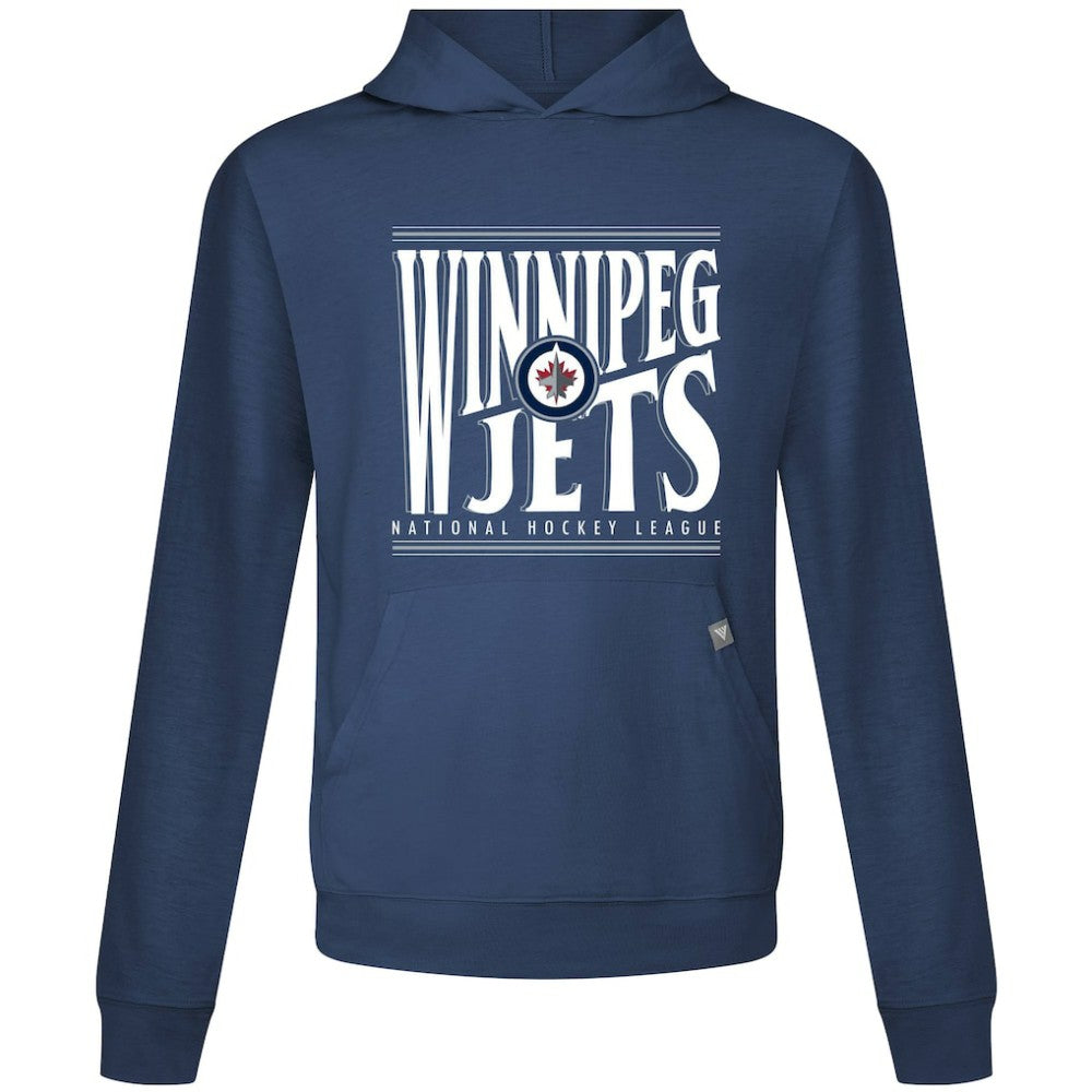 Winnipeg Jets Levelwear Relay Powerhouse Pullover Hoodie - Navy | NHL Clearance