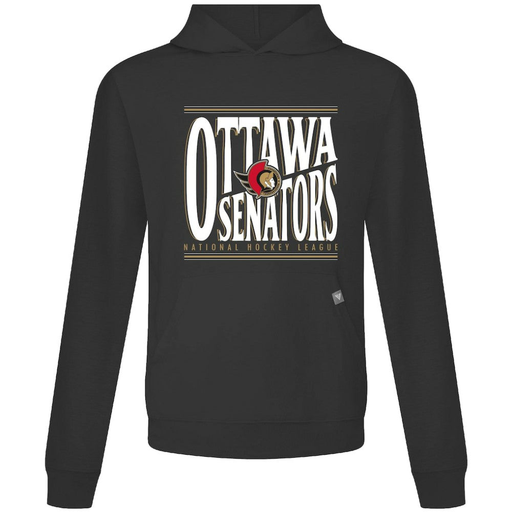 Ottawa Senators Levelwear Relay Powerhouse Pullover Hoodie - Black | NHL Clearance