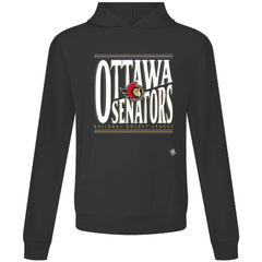 Ottawa Senators Levelwear Relay Powerhouse Pullover Hoodie - Black | NHL Clearance