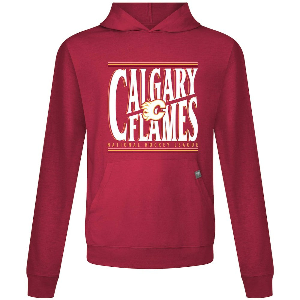 Calgary Flames Levelwear Relay Powerhouse Pullover Hoodie - Red | NHL Lifestyle