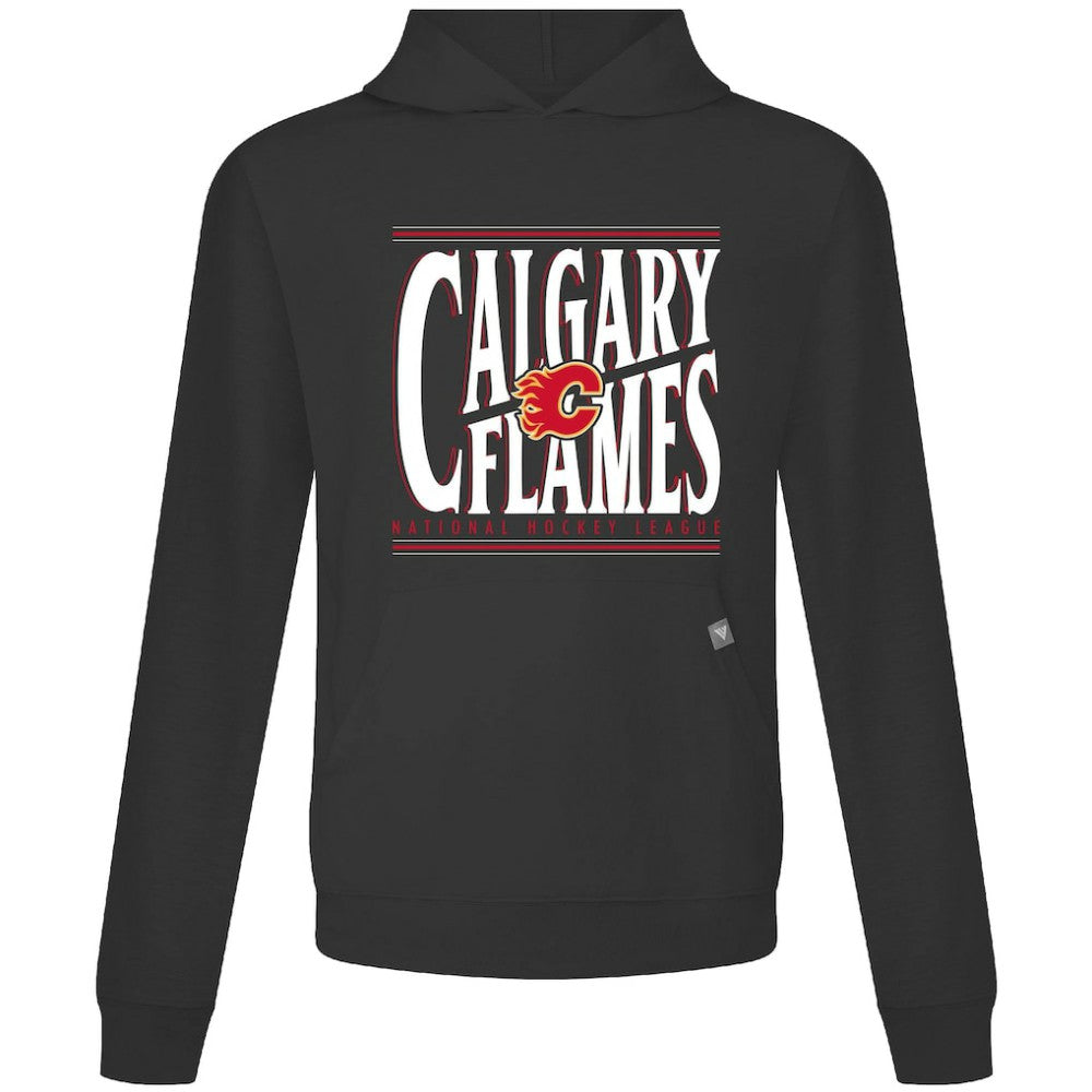 Calgary Flames Levelwear Relay Powerhouse Pullover Hoodie - Black | NHL Clearance