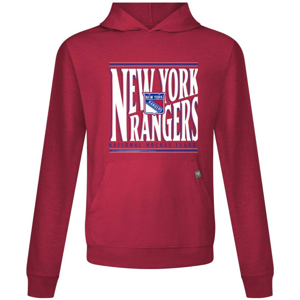 New York Rangers Levelwear Relay Powerhouse Pullover Hoodie - Red | NHL near me