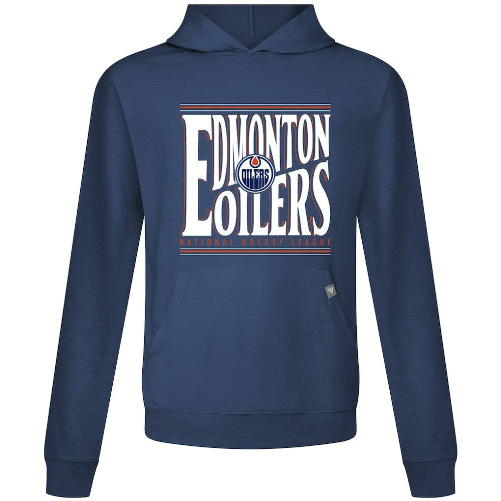 Edmonton Oilers Levelwear Relay Powerhouse Pullover Hoodie - Navy | NHL Clearance