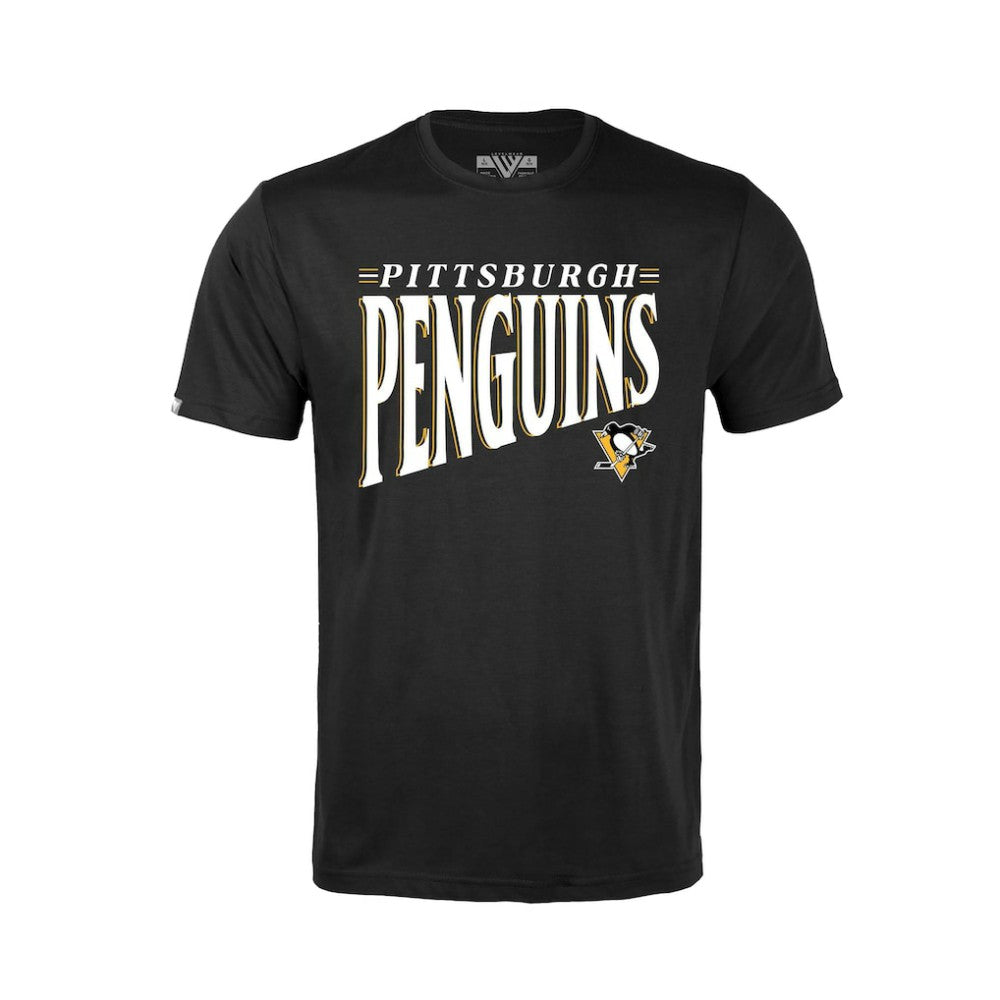 Pittsburgh Penguins Levelwear Youth Little Richmond Tally T-Shirt - Black | NHL online