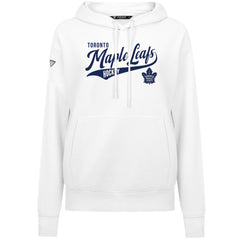 Toronto Maple Leafs Levelwear Women's Adorn Glide Pullover Hoodie - White | NHL near me