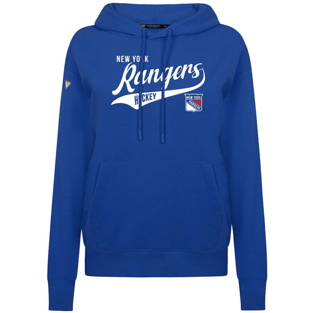 New York Rangers Levelwear Women's Adorn Glide Pullover Hoodie - Royal | NHL Clearance