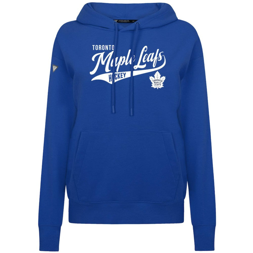 Toronto Maple Leafs Levelwear Women's Adorn Glide Pullover Hoodie - Royal | NHL Clearance