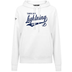 Tampa Bay Lightning Levelwear Women's Adorn Glide Pullover Hoodie - White | NHL discount