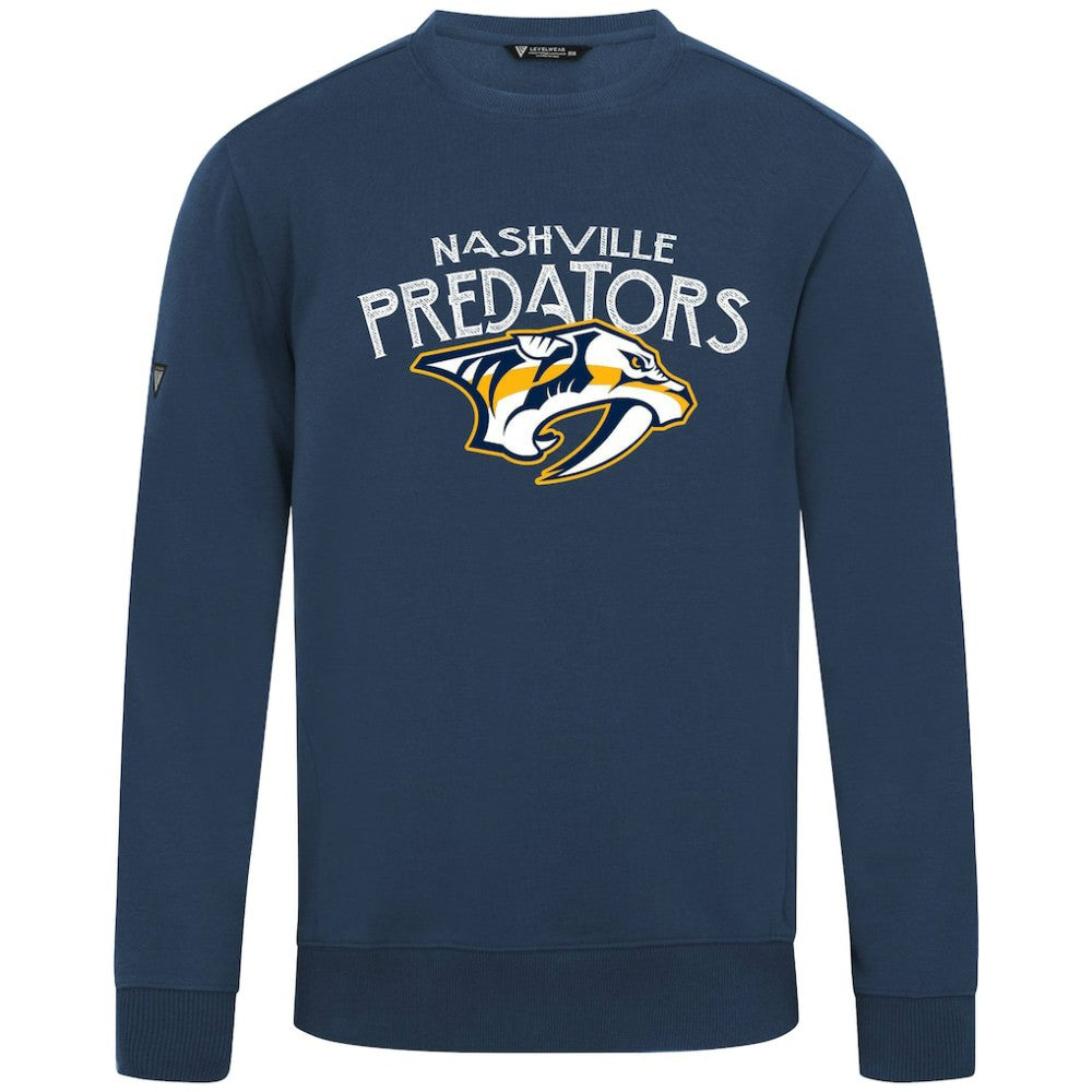 Nashville Predators Levelwear Zane Mission Sweatshirt - Navy | NHL Clearance
