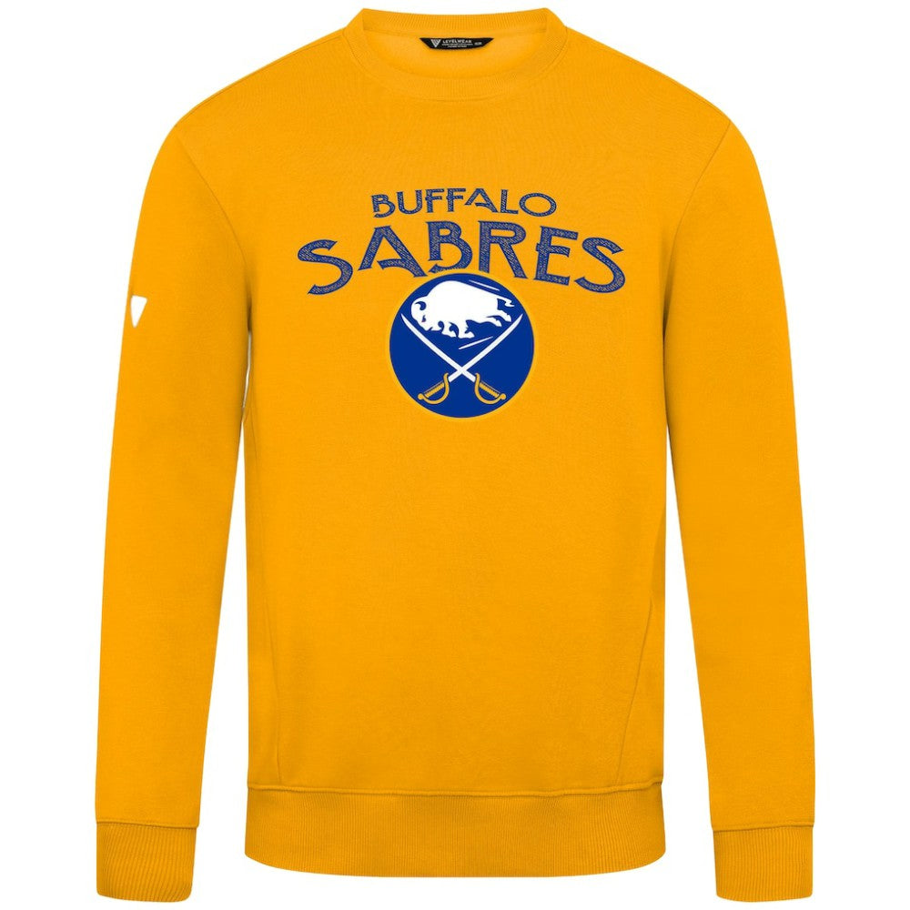 Buffalo Sabres Levelwear Zane Mission Sweatshirt - Gold | NHL Lifestyle