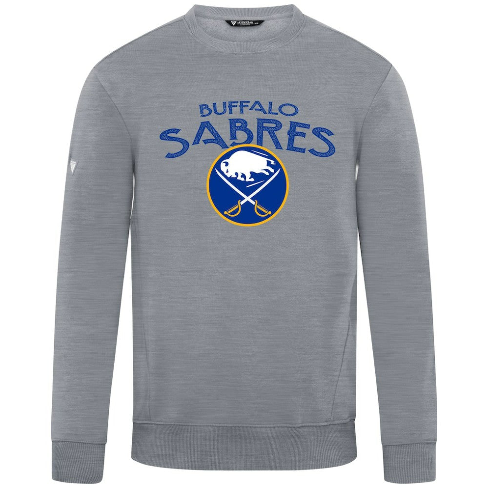 Buffalo Sabres Levelwear Zane Mission Sweatshirt - Gray | NHL on sale