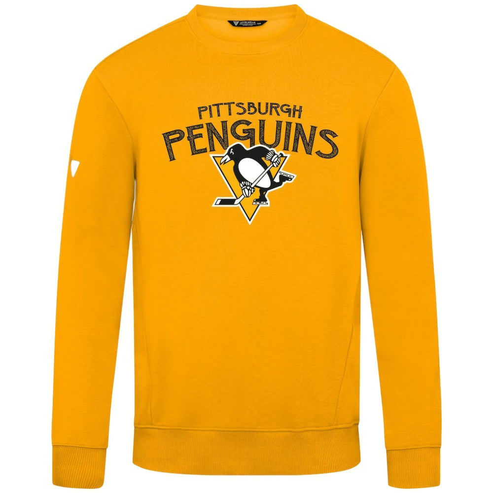 Pittsburgh Penguins Levelwear Zane Mission Sweatshirt - Gold | NHL sale