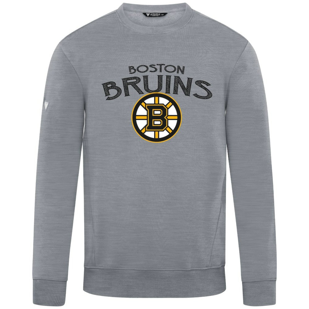 Boston Bruins Levelwear Zane Mission Sweatshirt - Gray | NHL Lifestyle