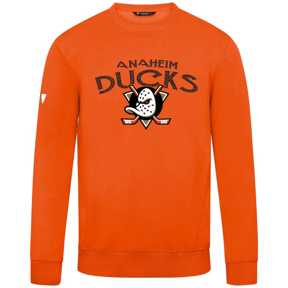Anaheim Ducks Levelwear Zane Mission Sweatshirt - Orange | NHL near me