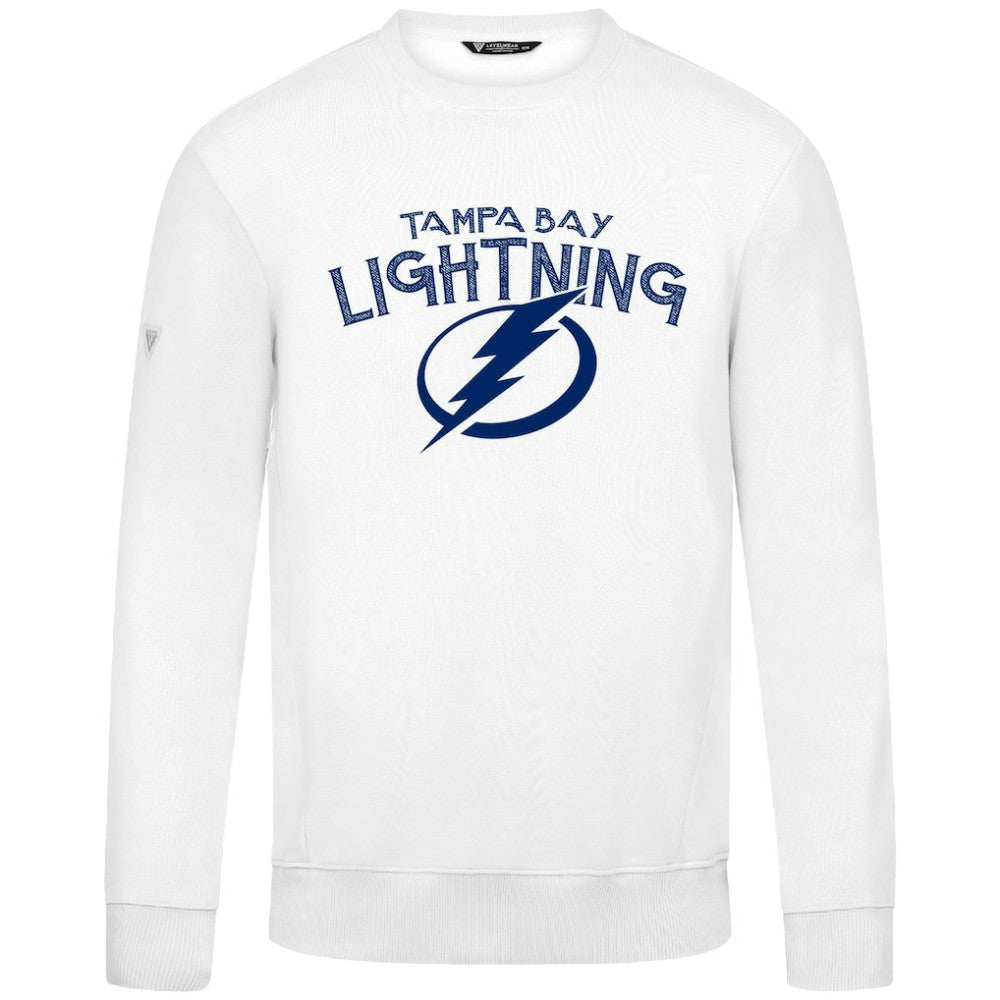 Tampa Bay Lightning Levelwear Zane Mission Sweatshirt - White | NHL Lifestyle