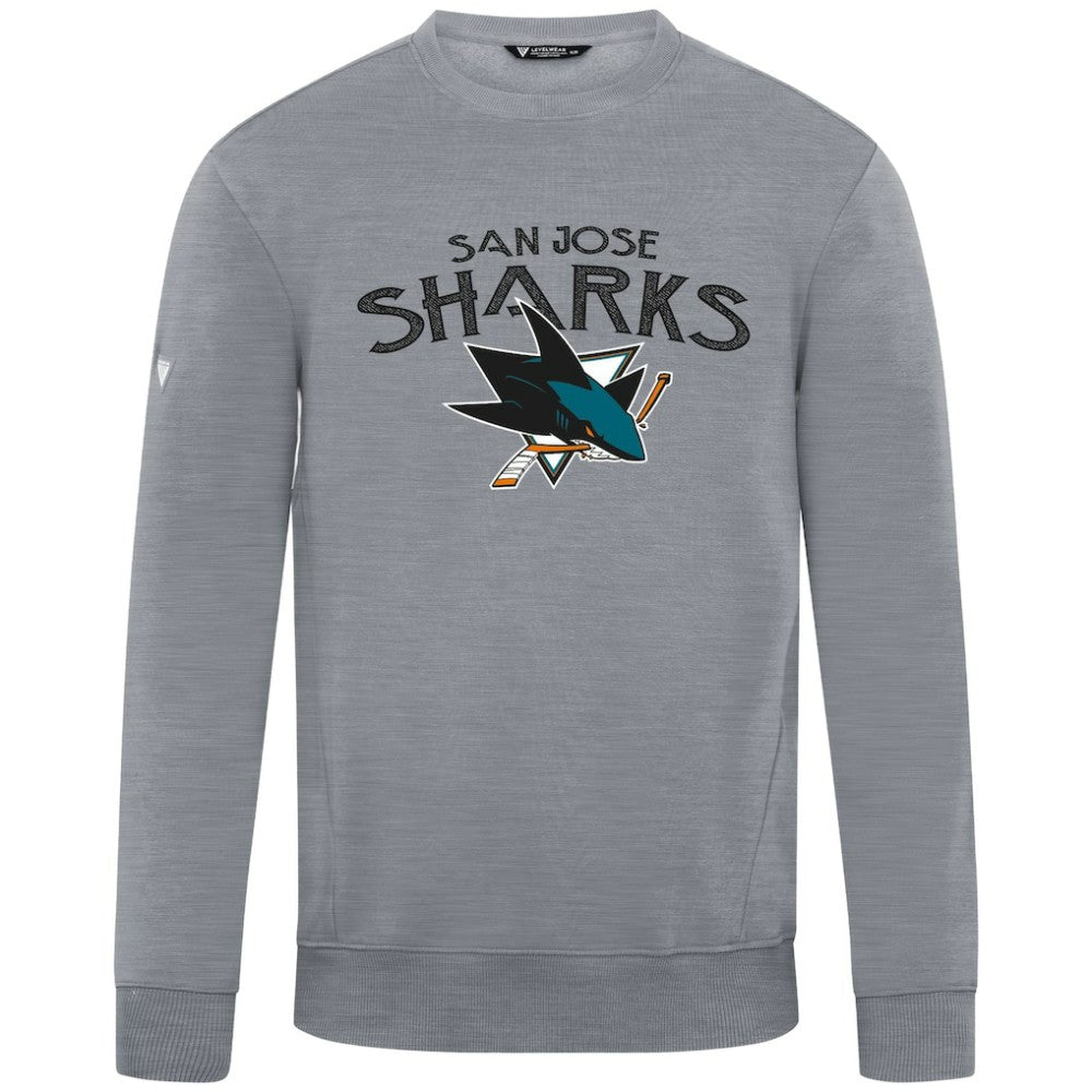 San Jose Sharks Levelwear Zane Mission Sweatshirt - Gray | NHL near me