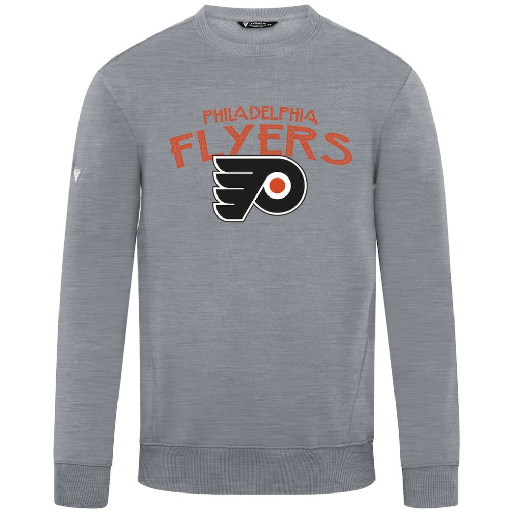 Philadelphia Flyers Levelwear Zane Mission Sweatshirt - Gray | NHL Clearance