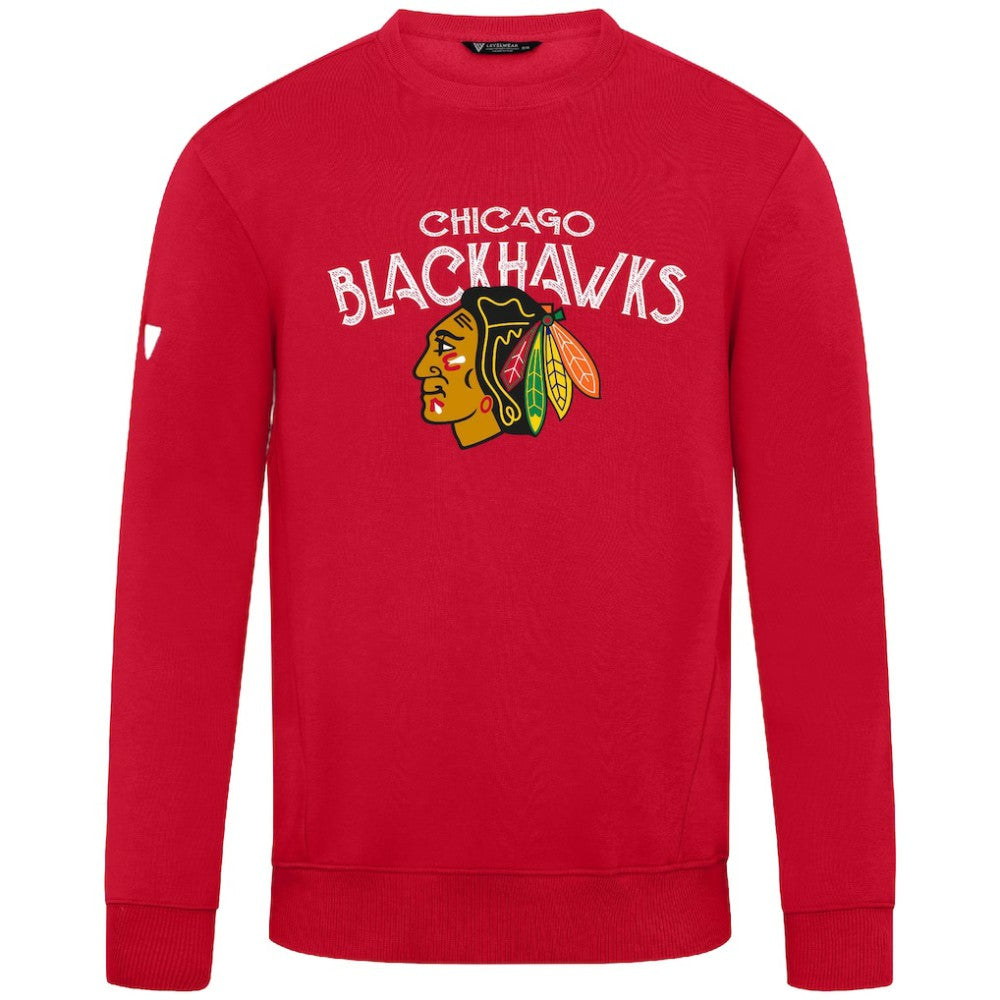 Chicago Blackhawks Levelwear Zane Mission Sweatshirt - Red | NHL near me