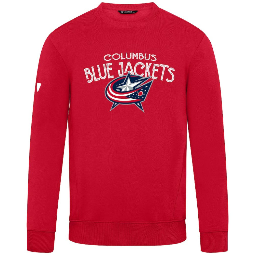 Columbus Blue Jackets Levelwear Zane Mission Sweatshirt - Red | NHL online