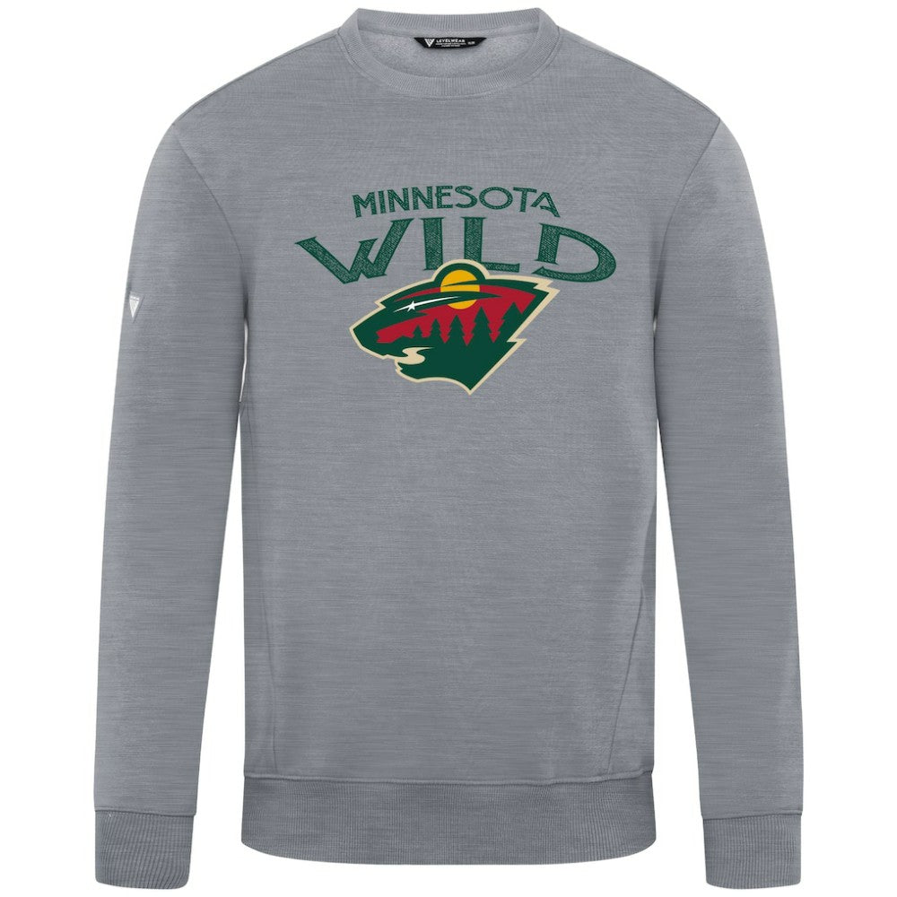 Minnesota Wild Levelwear Zane Mission Sweatshirt - Gray | NHL on sale