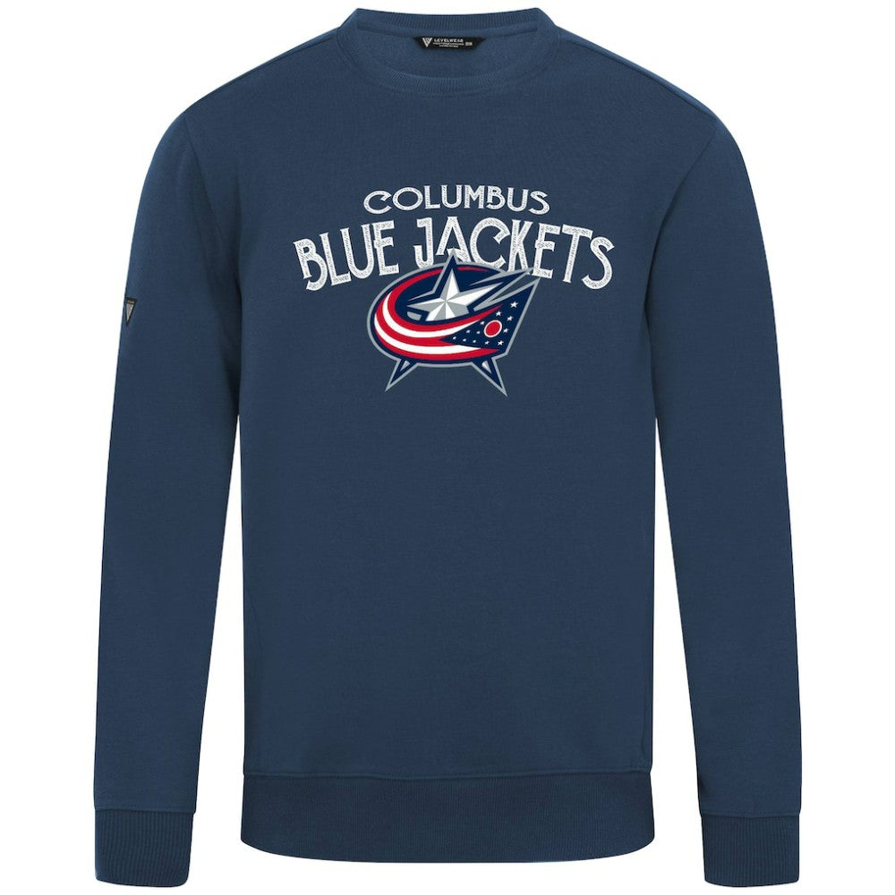 Columbus Blue Jackets Levelwear Zane Mission Sweatshirt - Navy | NHL Clearance