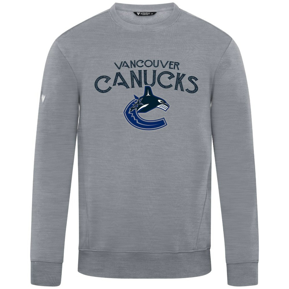 Vancouver Canucks Levelwear Zane Mission Sweatshirt - Gray | NHL discount