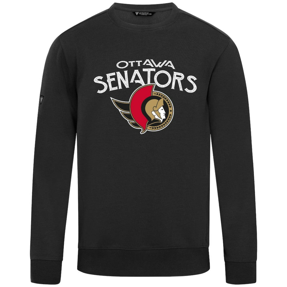 Ottawa Senators Levelwear Zane Mission Sweatshirt - Black | NHL Lifestyle
