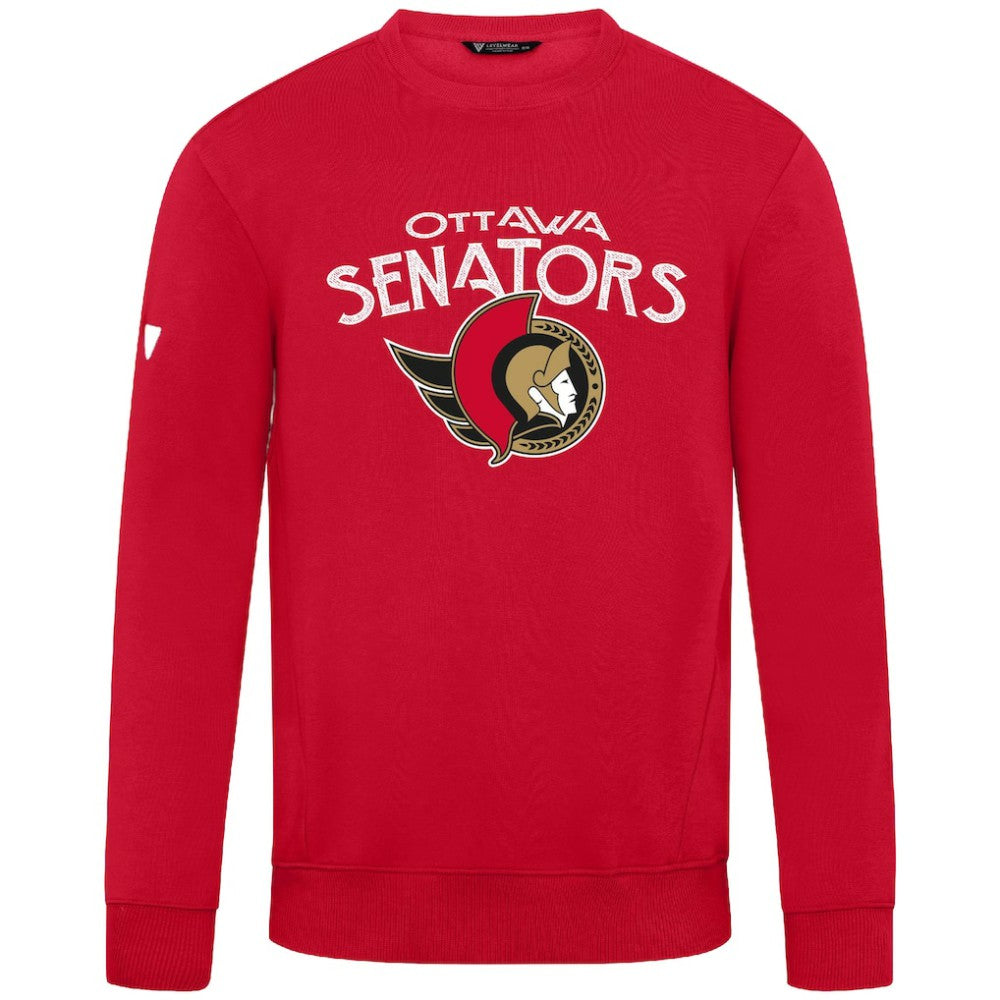 Ottawa Senators Levelwear Zane Mission Sweatshirt - Red | NHL Lifestyle