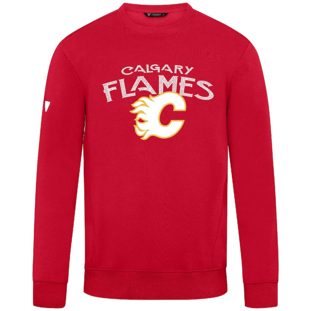 Calgary Flames Levelwear Zane Mission Sweatshirt - Red | NHL online