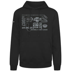 Los Angeles Kings Levelwear Podium Campaign Pullover Hoodie - Black | NHL sale