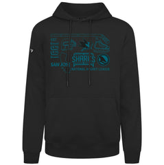 San Jose Sharks Levelwear Podium Campaign Pullover Hoodie - Black | NHL discount