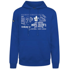 Toronto Maple Leafs Levelwear Podium Campaign Pullover Hoodie - Royal | NHL on sale