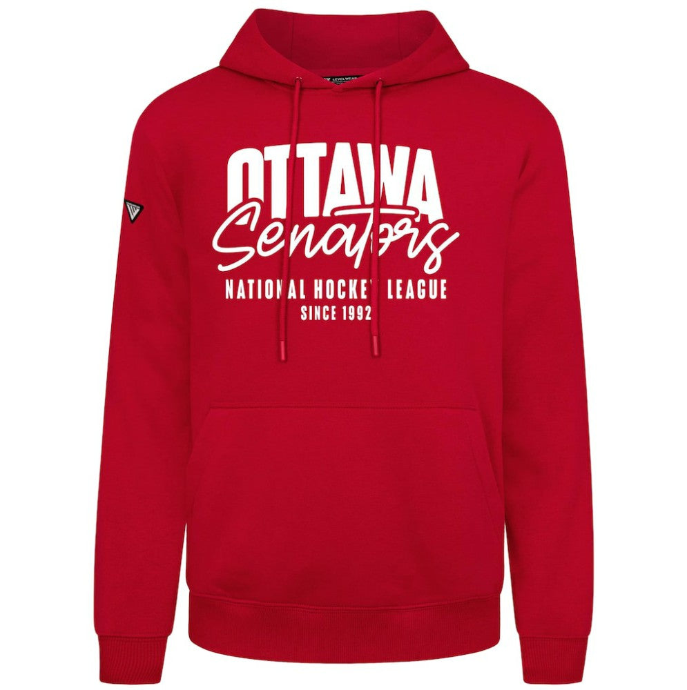 Ottawa Senators Levelwear Podium Response Pullover Hoodie - Red | NHL online