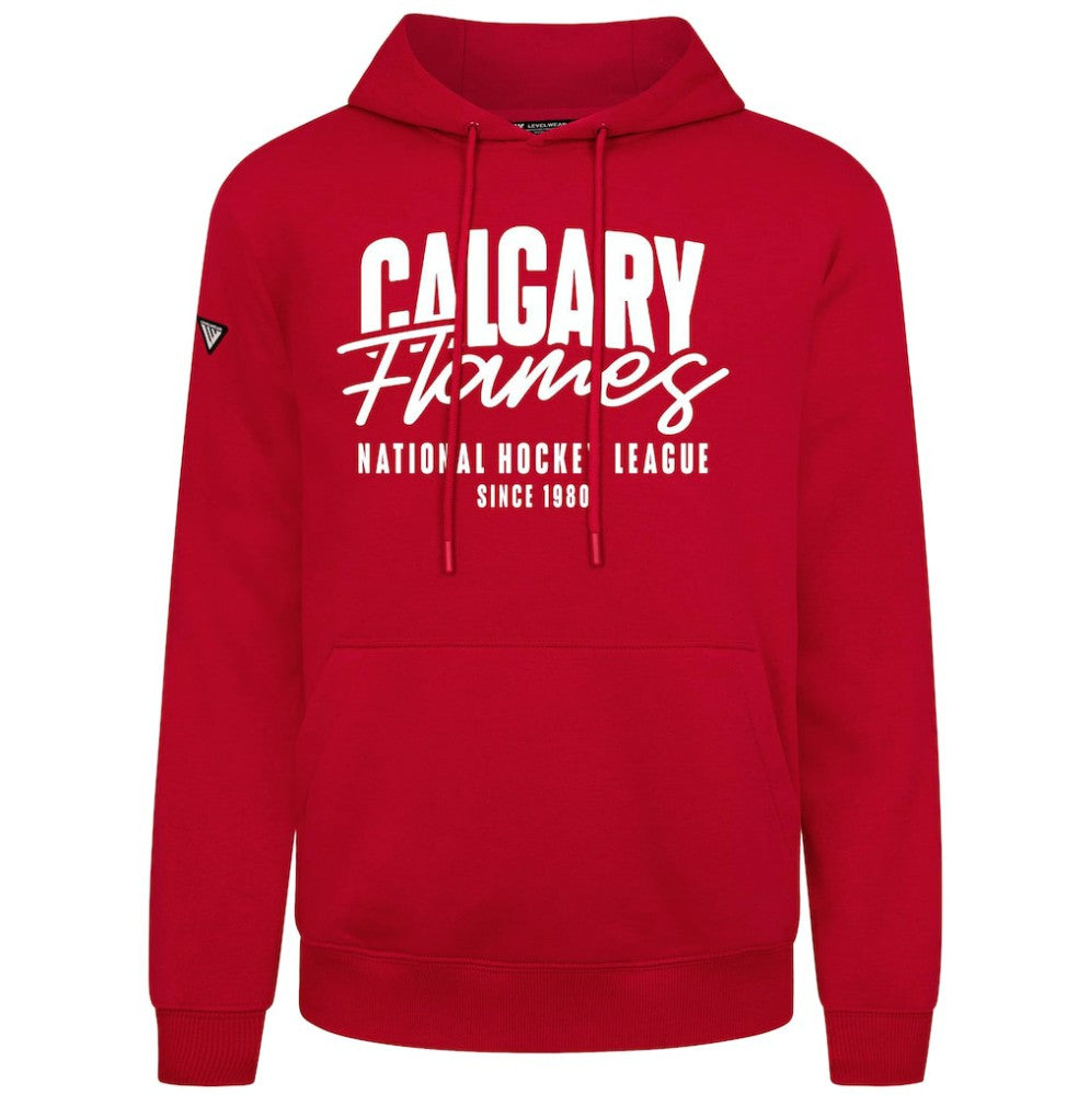 Calgary Flames Levelwear Podium Response Pullover Hoodie - Red | NHL on sale