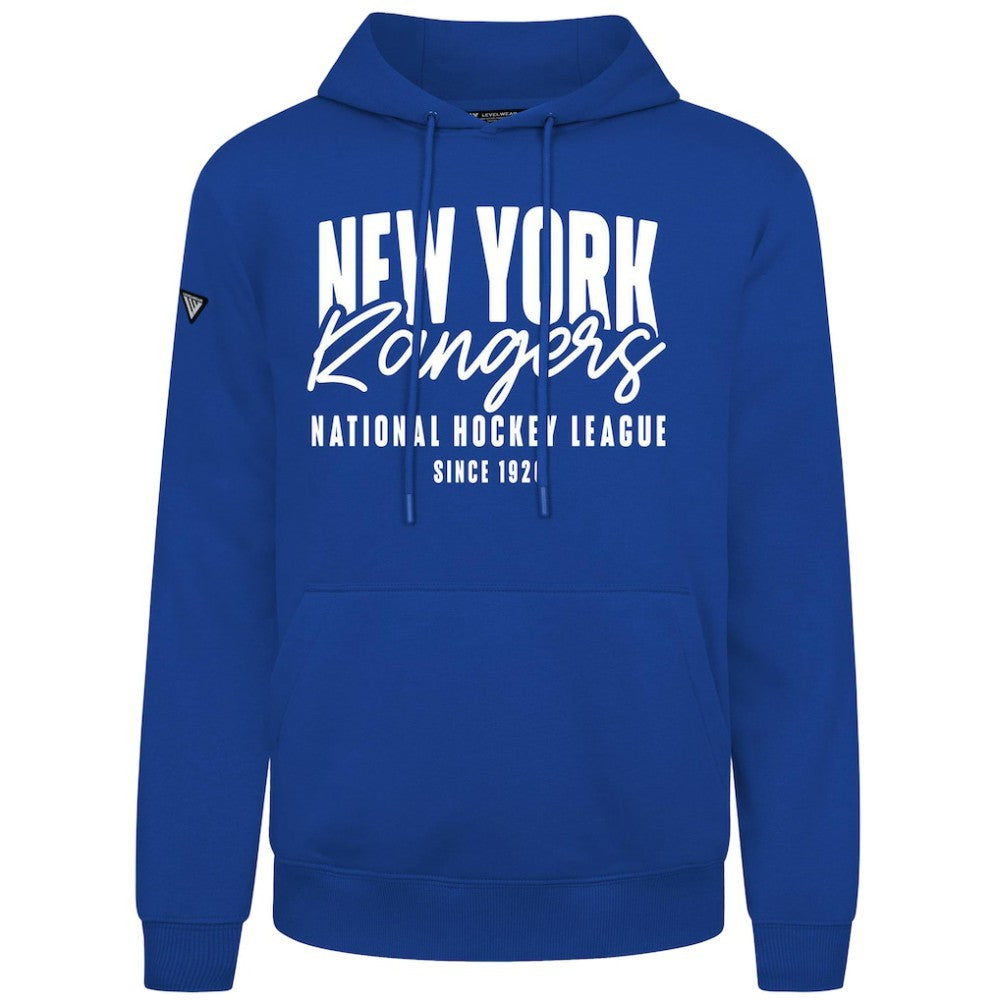 New York Rangers Levelwear Podium Response Pullover Hoodie - Royal | NHL Lifestyle