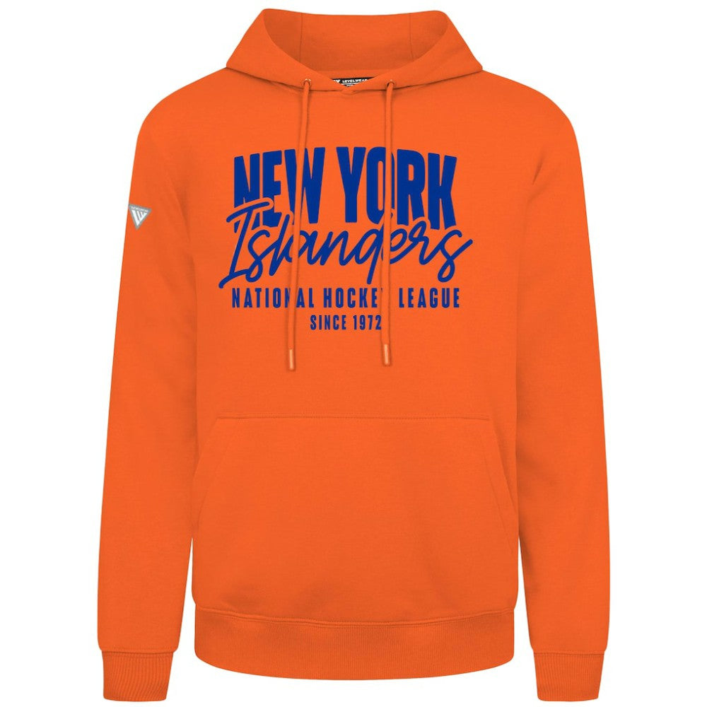 New York Islanders Levelwear Podium Response Pullover Hoodie - Orange | NHL online