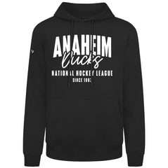 Anaheim Ducks Levelwear Podium Response Pullover Hoodie - Black | NHL discount