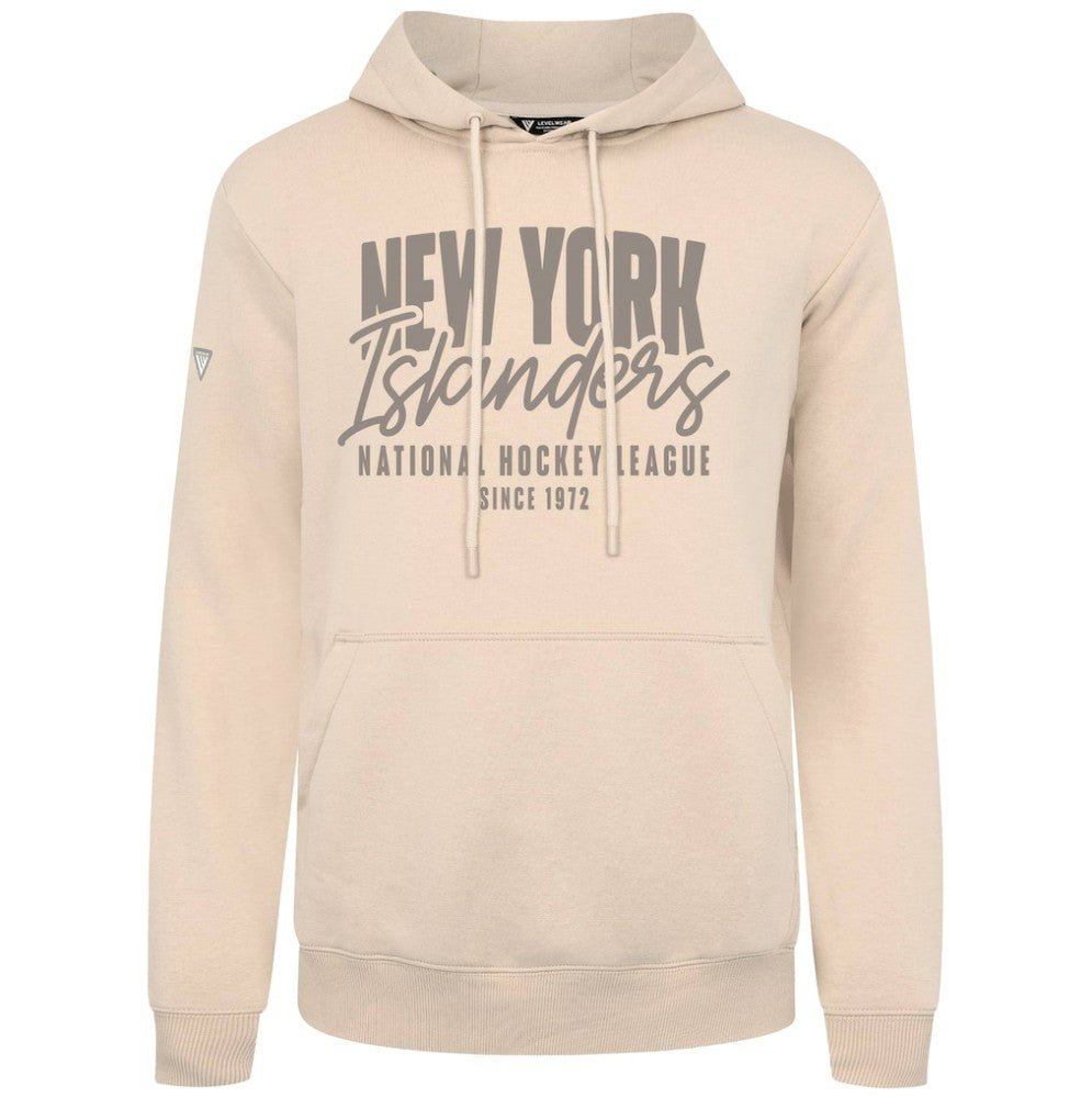 New York Islanders Levelwear Podium Response Pullover Hoodie - Khaki | NHL sale