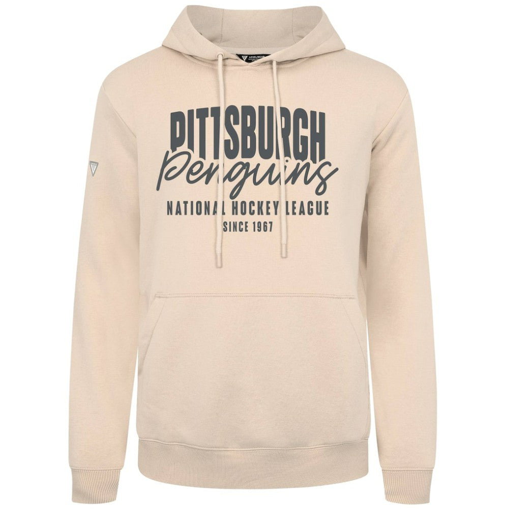 Pittsburgh Penguins Levelwear Podium Response Pullover Hoodie - Khaki | NHL sale