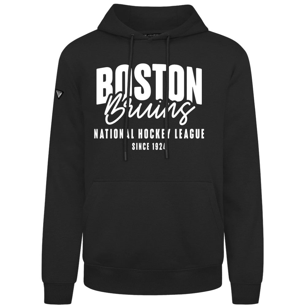 Boston Bruins Levelwear Podium Response Pullover Hoodie - Black | NHL near me