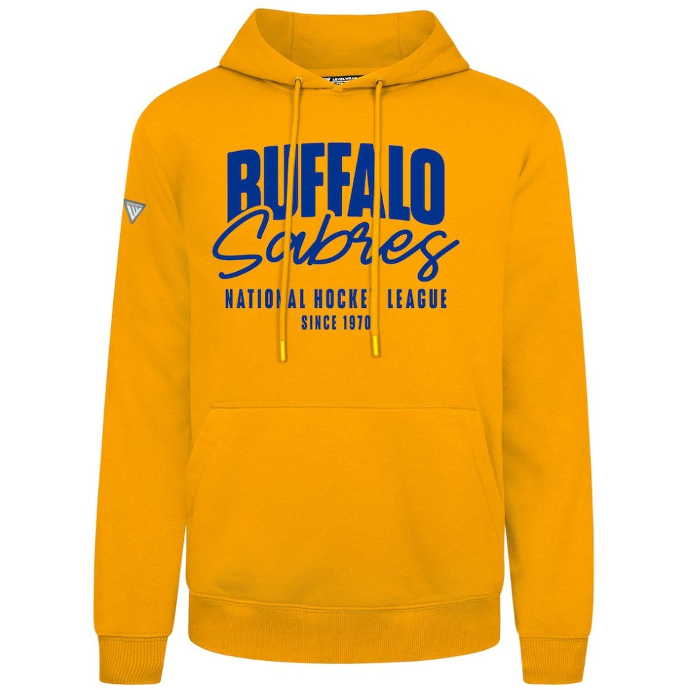 Buffalo Sabres Levelwear Podium Response Pullover Hoodie - Gold | NHL on sale