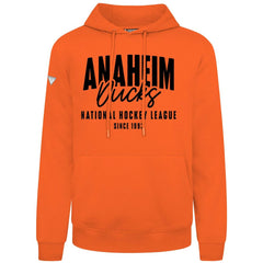 Anaheim Ducks Levelwear Podium Response Pullover Hoodie - Orange | NHL Clearance