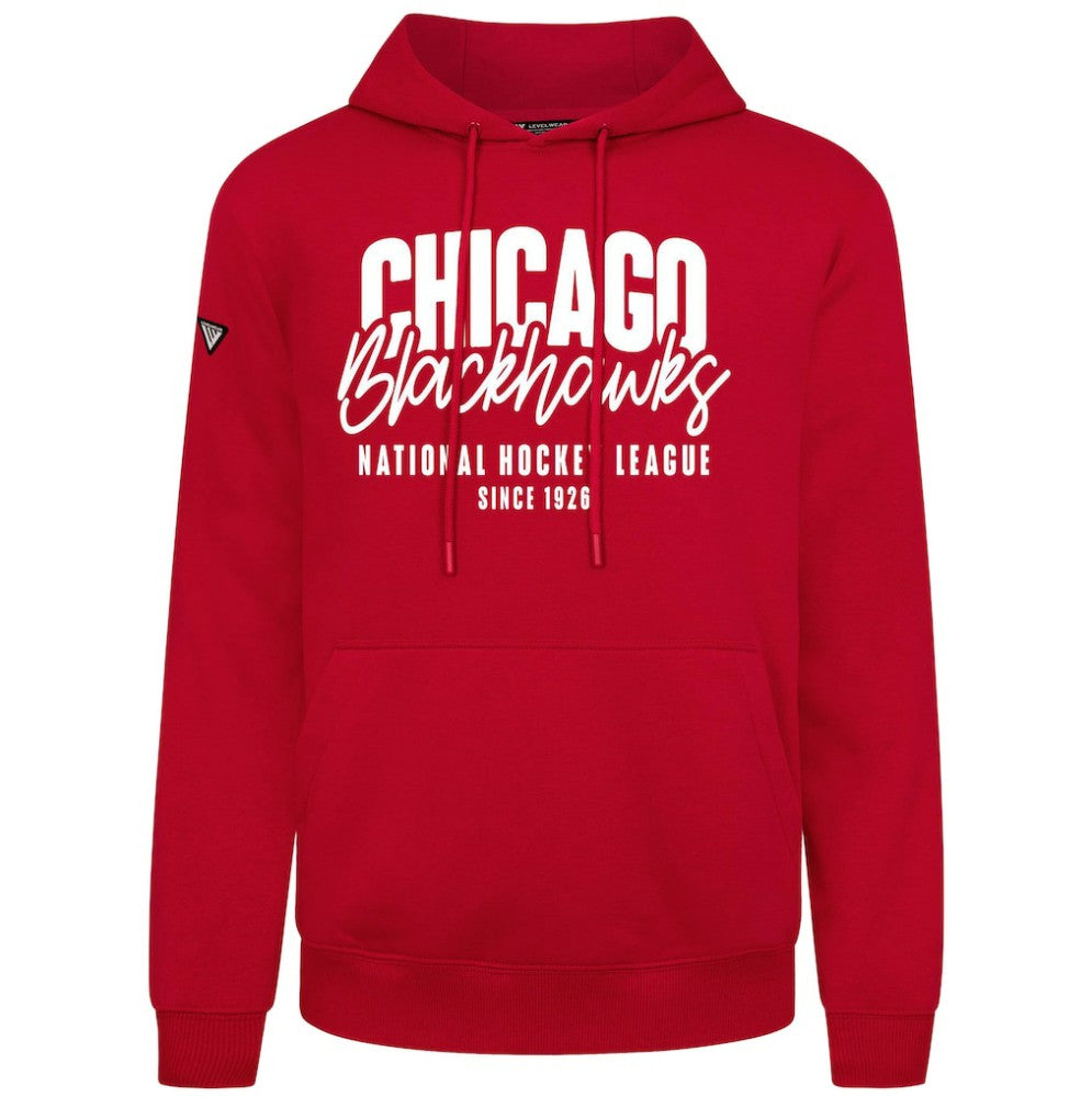 Chicago Blackhawks Levelwear Podium Response Pullover Hoodie - Red | NHL near me