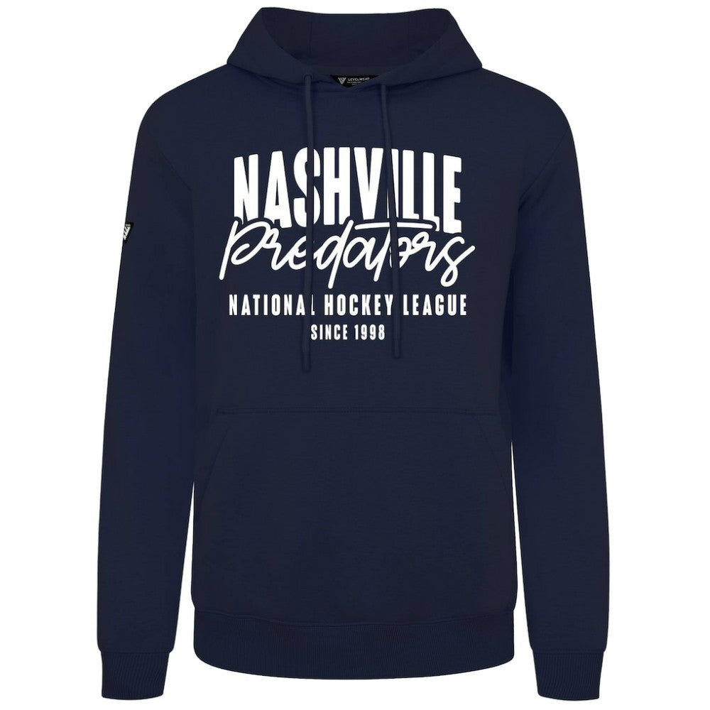 Nashville Predators Levelwear Podium Response Pullover Hoodie - Navy | NHL online
