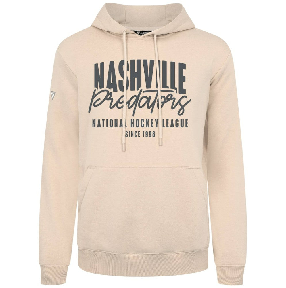 Nashville Predators Levelwear Podium Response Pullover Hoodie - Khaki | NHL discount