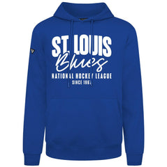 St. Louis Blues Levelwear Podium Response Pullover Hoodie - Royal | NHL Clearance