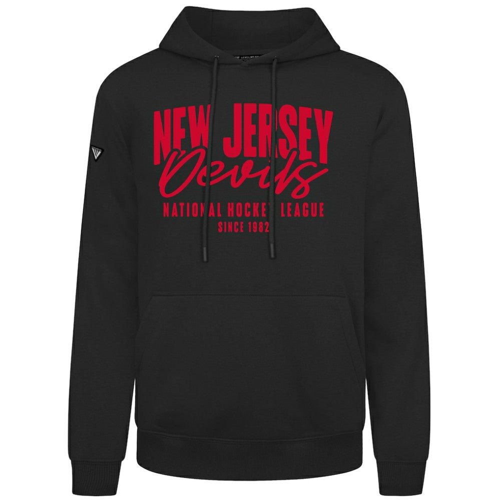 New Jersey Devils Levelwear Podium Response Pullover Hoodie - Black | NHL on sale