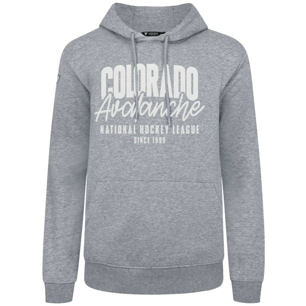 Colorado Avalanche Levelwear Podium Response Pullover Hoodie - Gray | NHL Lifestyle