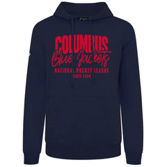 Columbus Blue Jackets Levelwear Podium Response Pullover Hoodie - Navy | NHL near me