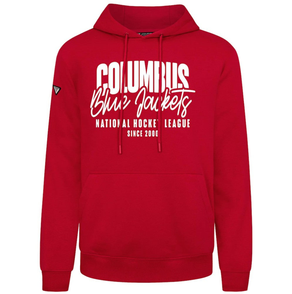 Columbus Blue Jackets Levelwear Podium Response Pullover Hoodie - Red | NHL online